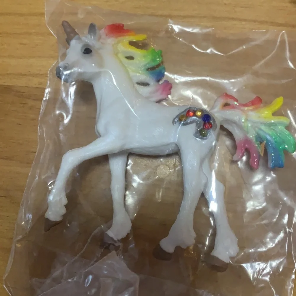 New 8 Unicorn figures collection - cake toppers - rainbow - figures